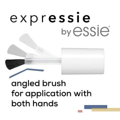 essie expressie quick dry top coat holo fx enhances rainbow holographic sparkle