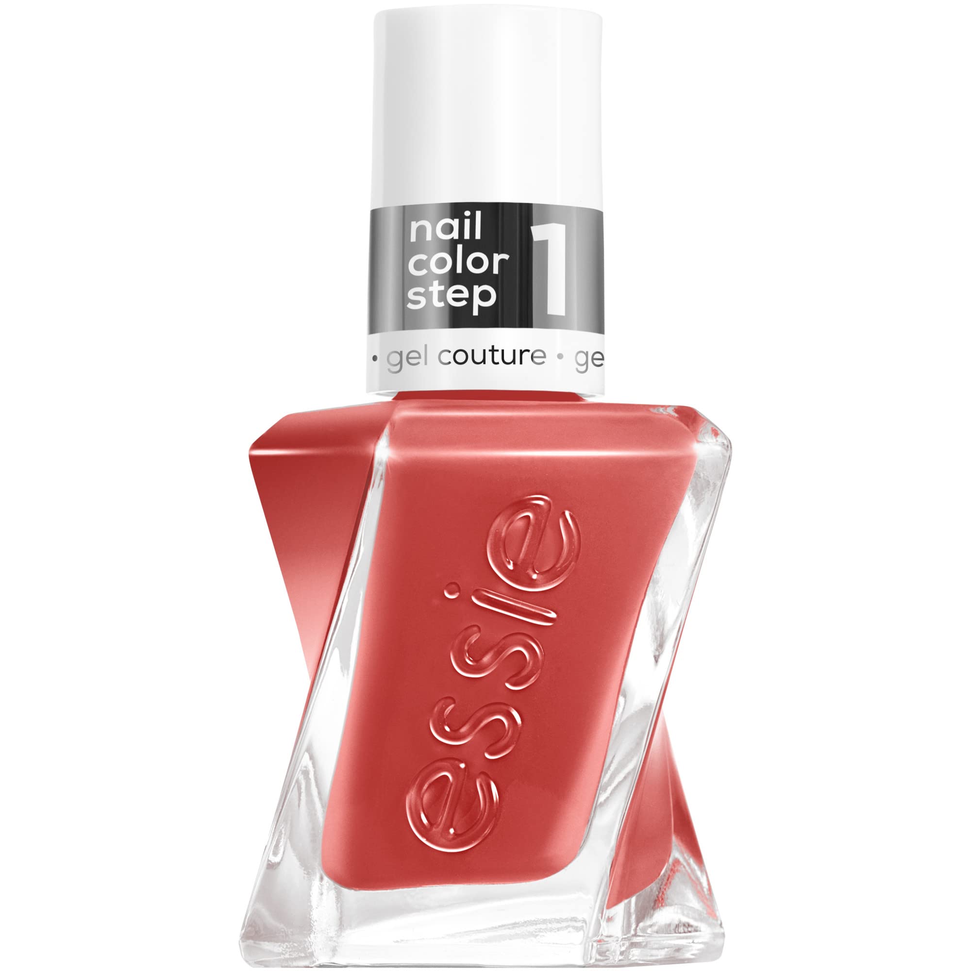 essie gel couture clay longwear nail polish offers chip-resistant color with gel shine
