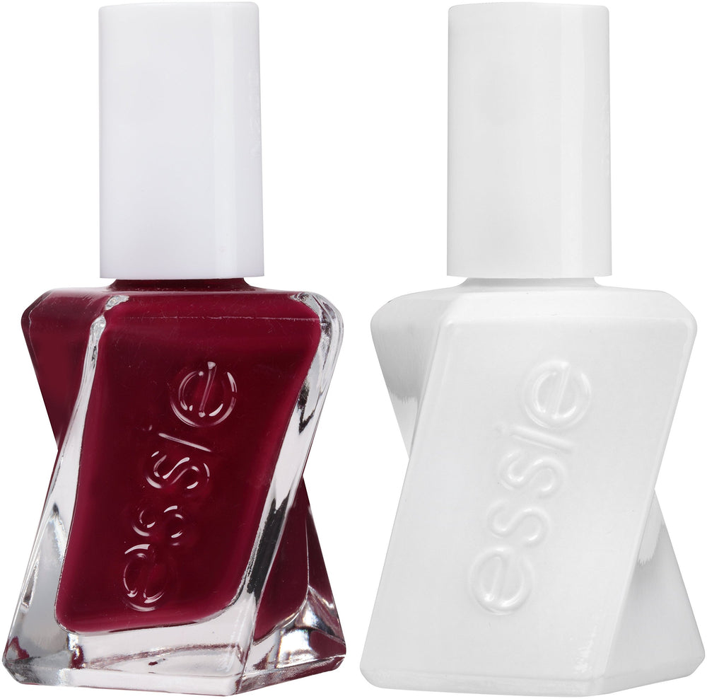 essie gel couture gala-vanting color bottle delivers extended wear with glossy finish