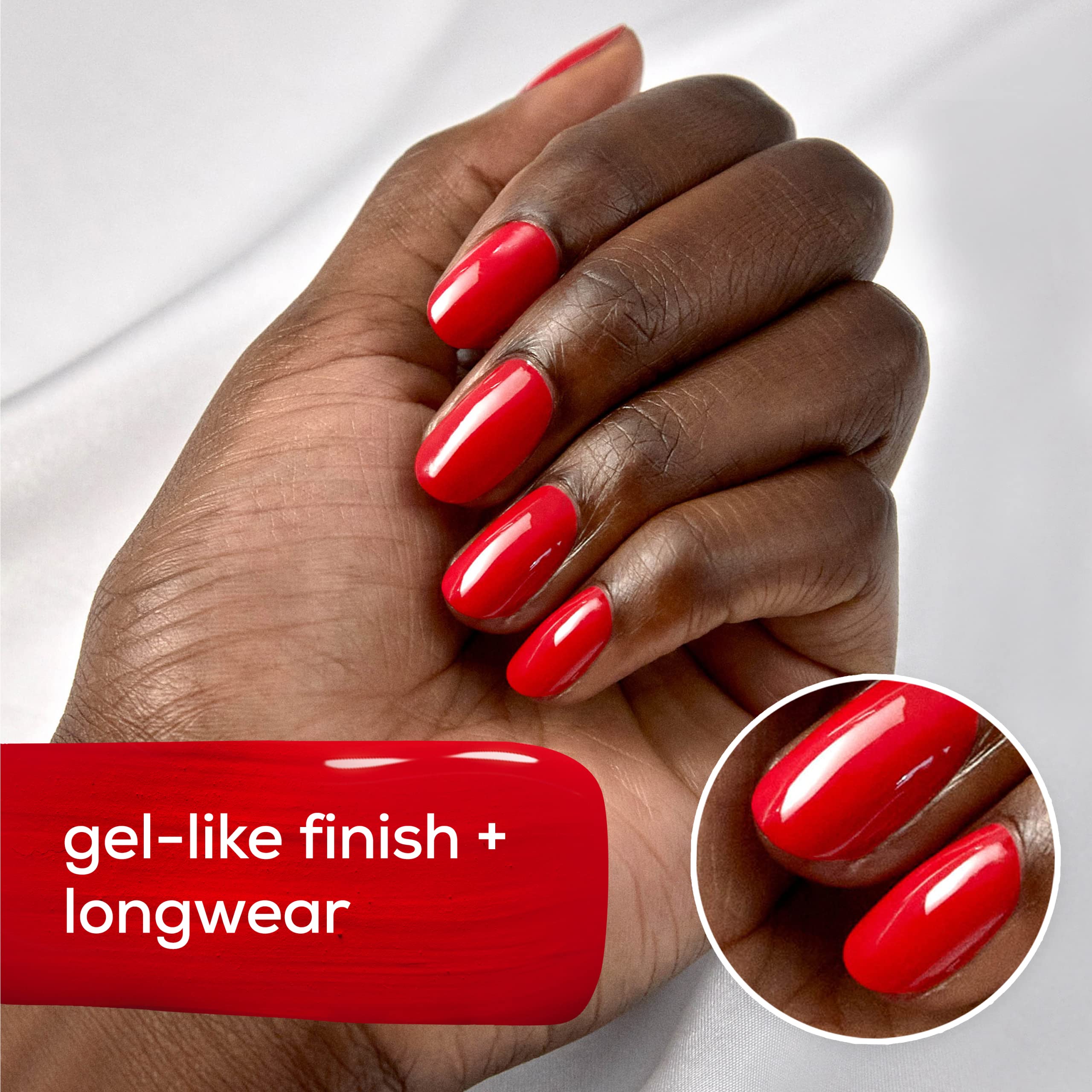 essie Gel Couture removal closeup shows easy removal with regular polish remover