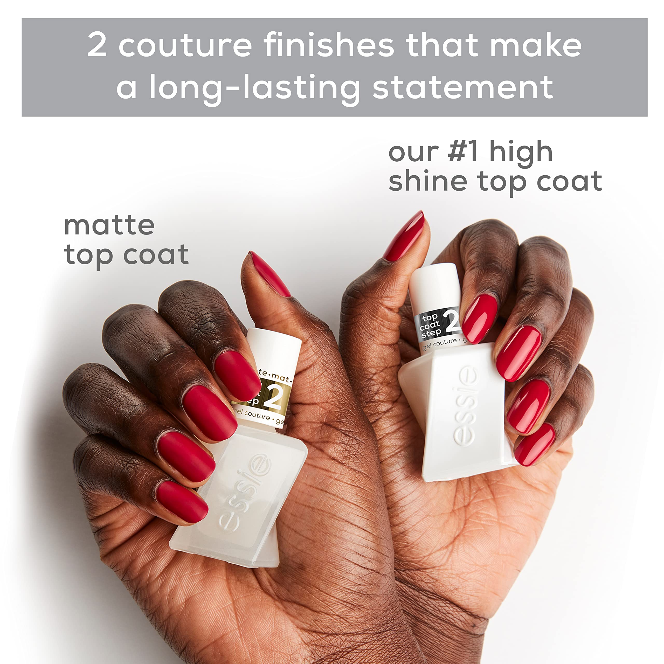 Essie Gel Couture swirl-stem brush close-up enables smooth, even coverage.