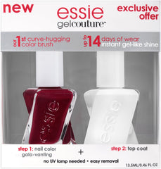 essie gel couture top coat bottle adds fast-drying shine and protection