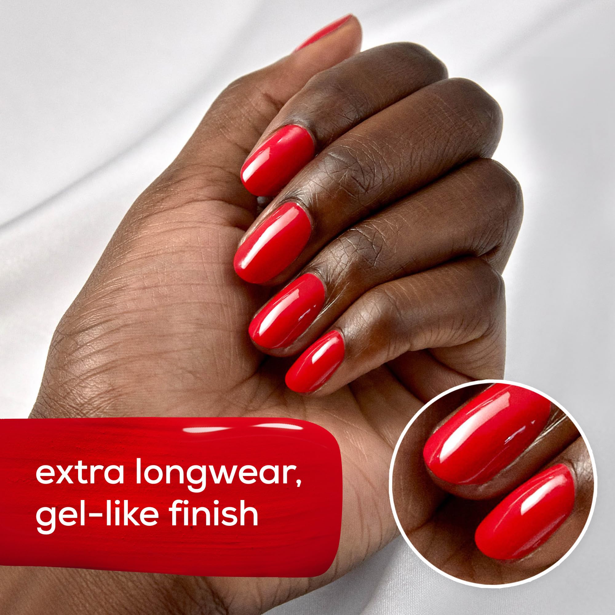 essie gel couture top coat close-up demonstrates gel-like shine with easy two-step system.