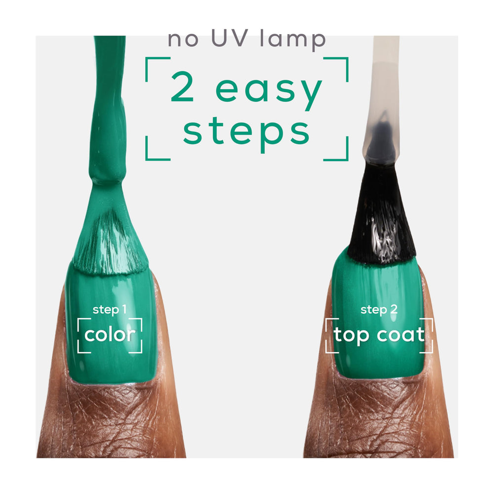 essie Gel Couture two-step application guides at-home manicure