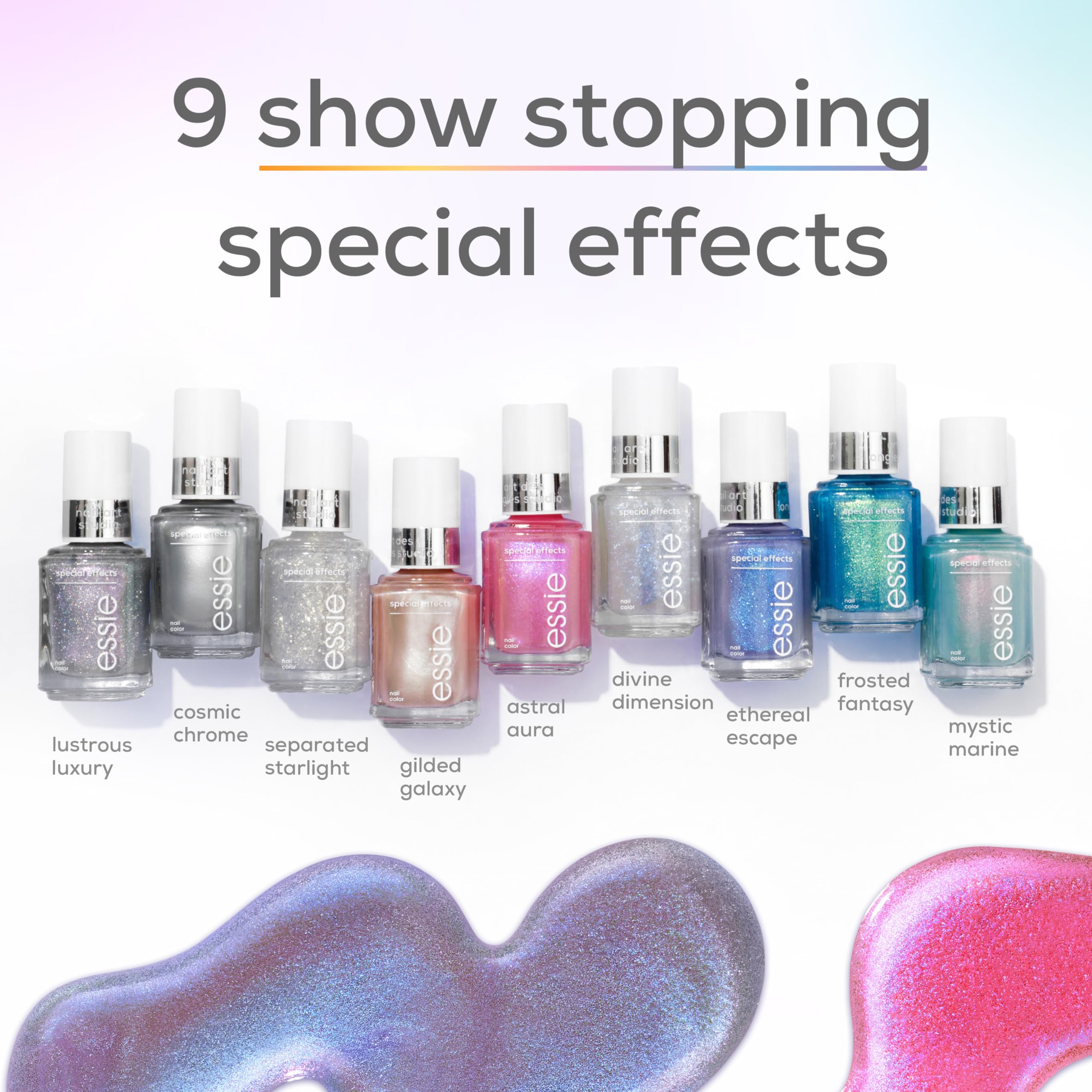 essie Nail Art Studio easy glide brush in use provides quick, even coverage.