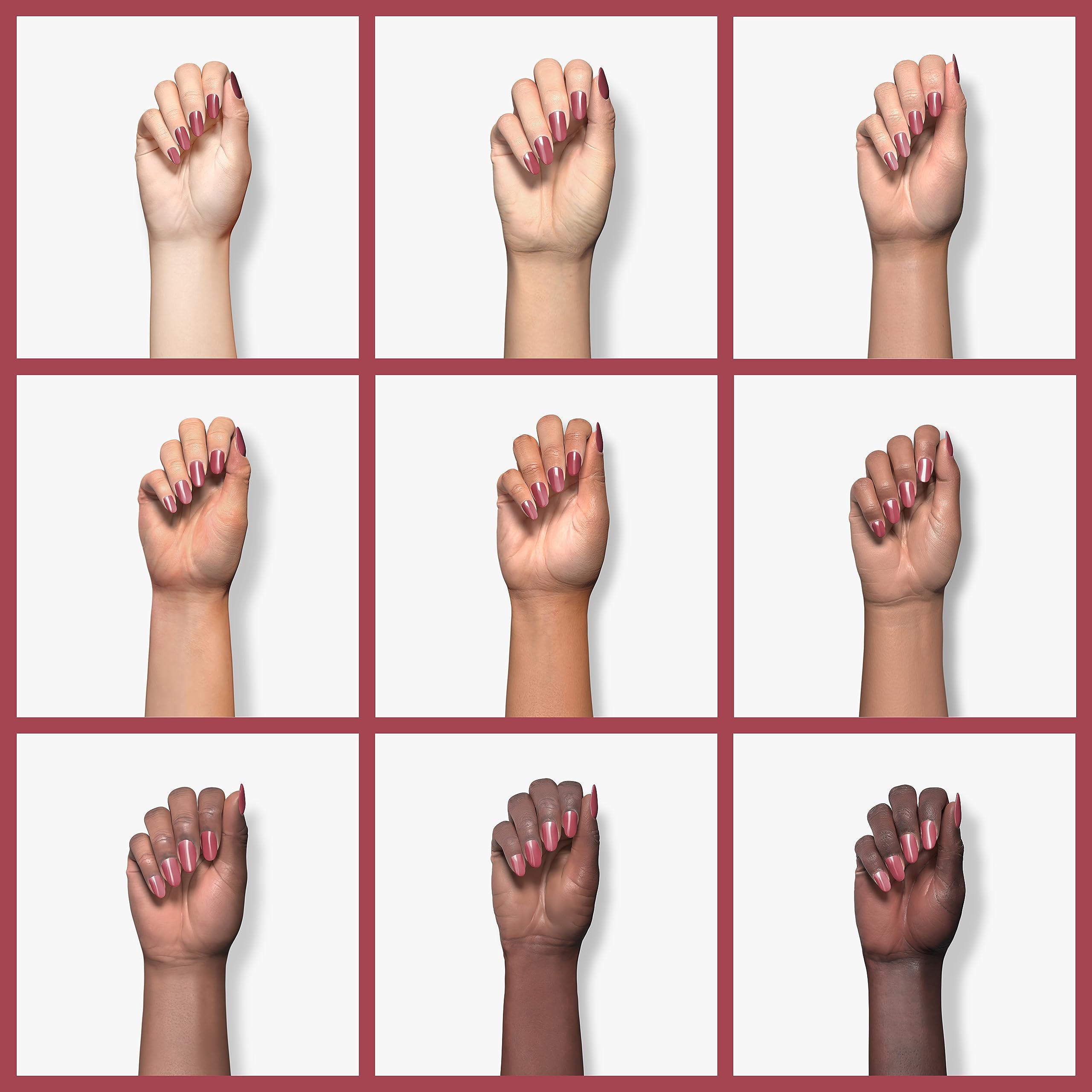 essie Nail Polish In Stitches swatches illustrate blush pink for day to night looks.