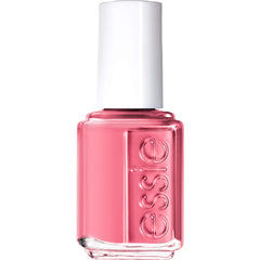 essie pin-me-pink swatch on nail shows vibrant color and shine.