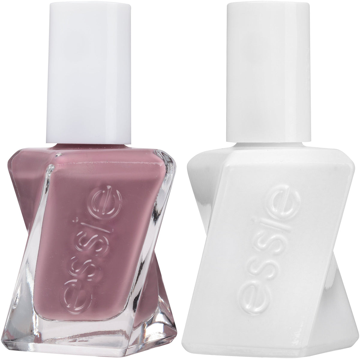 essie Take Me To Thread nail polish bottle in plush taupe for longwear wear.