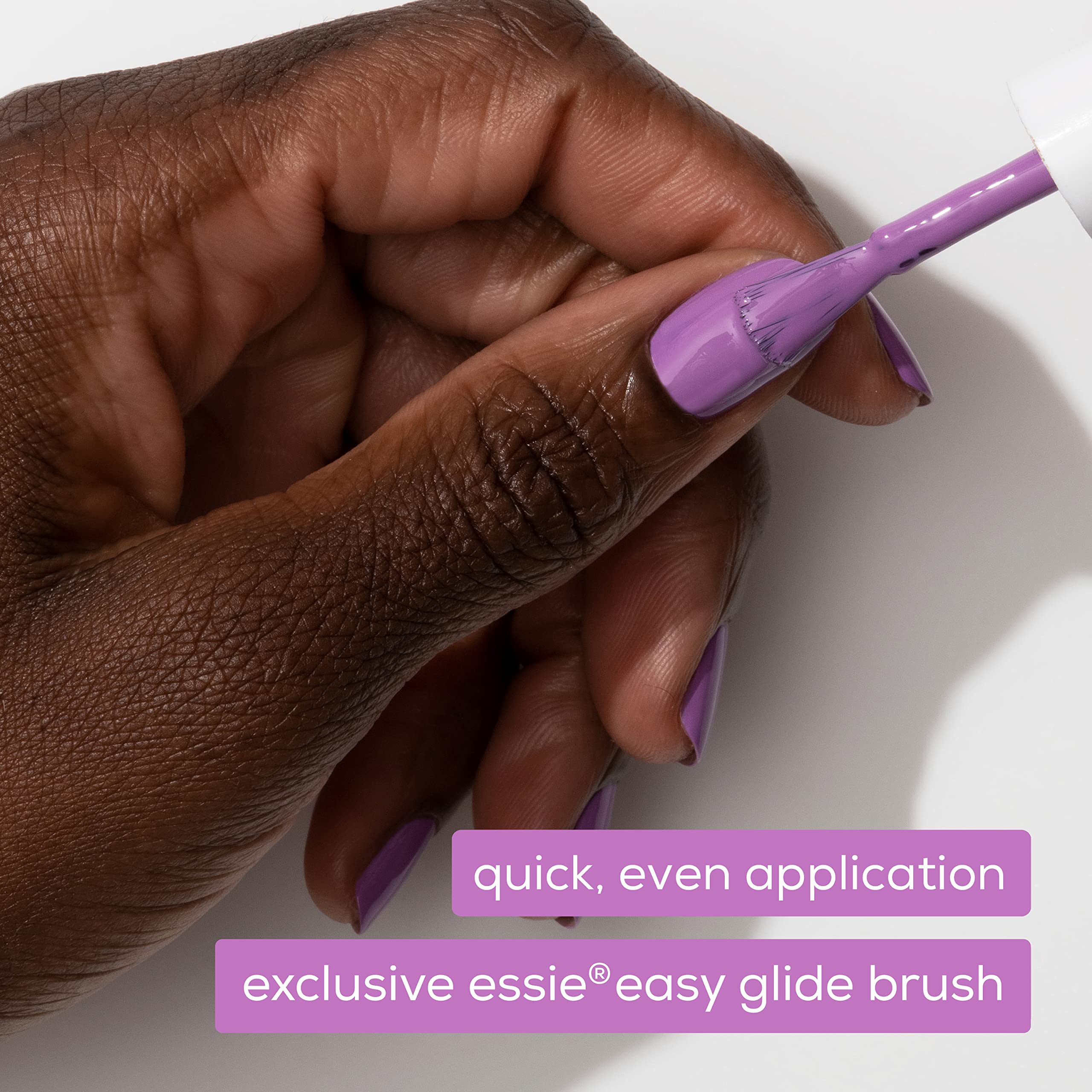 essie vegan formula nail polish bottle emphasizes animal-ingredient-free color