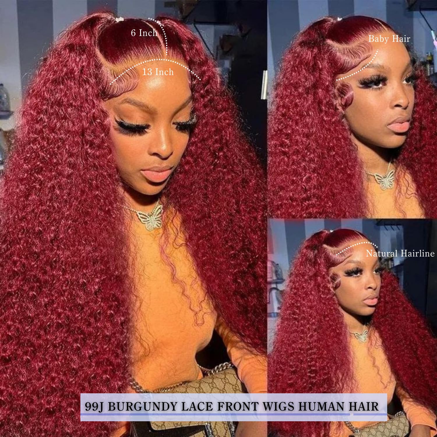 Estilar wet and wavy texture wig offers flexible styling and natural movement