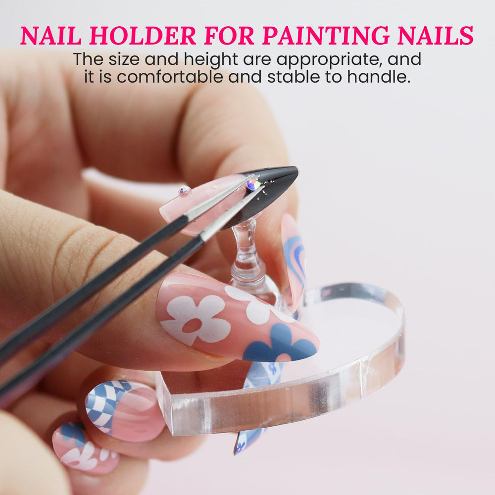ESUOHYM nail tip holders designed for small nails and precise designs