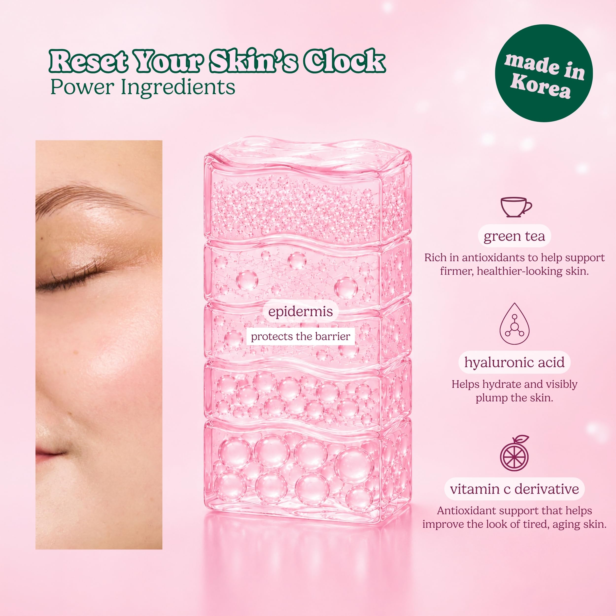 ESW Beauty Green Reset empaque plástico reciclable para un consumo responsable