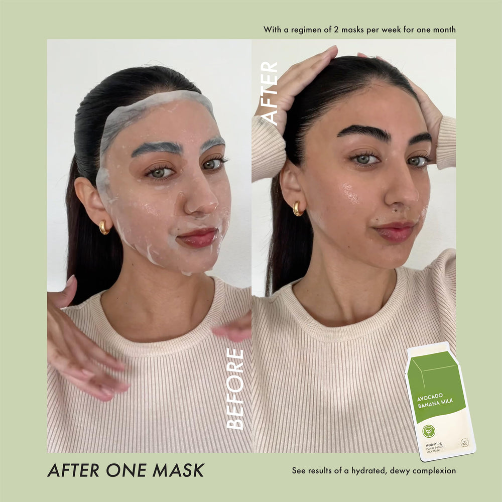 ESW Beauty ingredientes aguacate banana nutritivos para la piel