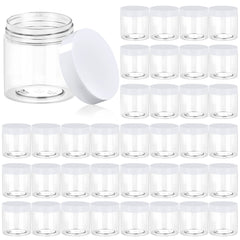 Eternal Moment 4oz clear jar shows transparent body ideal for samples and cosmetics