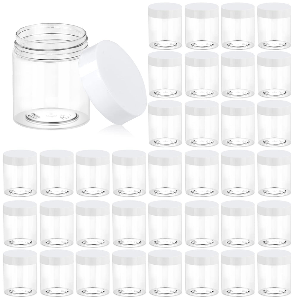 Eternal Moment 3oz jar with white lid for travel cosmetics