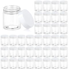 Eternal Moment 3oz jar with white lid for travel cosmetics