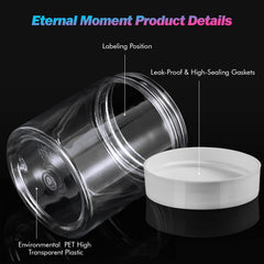 Eternal Moment airtight seal jar top demonstrates leak-proof design for on-the-go lotions
