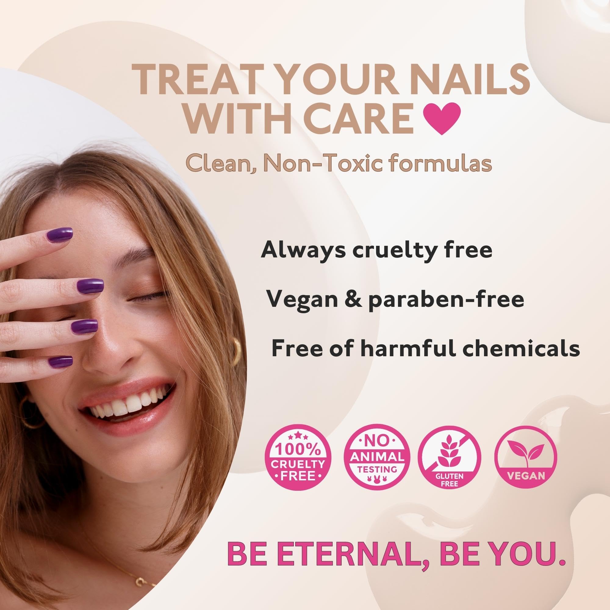 Eternal Nude Nail Polish Set home-diy-manicure-pedicure kit in a four-bottle set