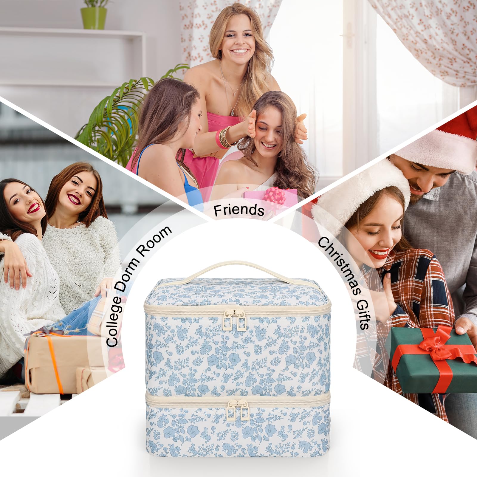 Ethereal Nail Polish Organizer Bag gift idea for pros and beauty lovers.