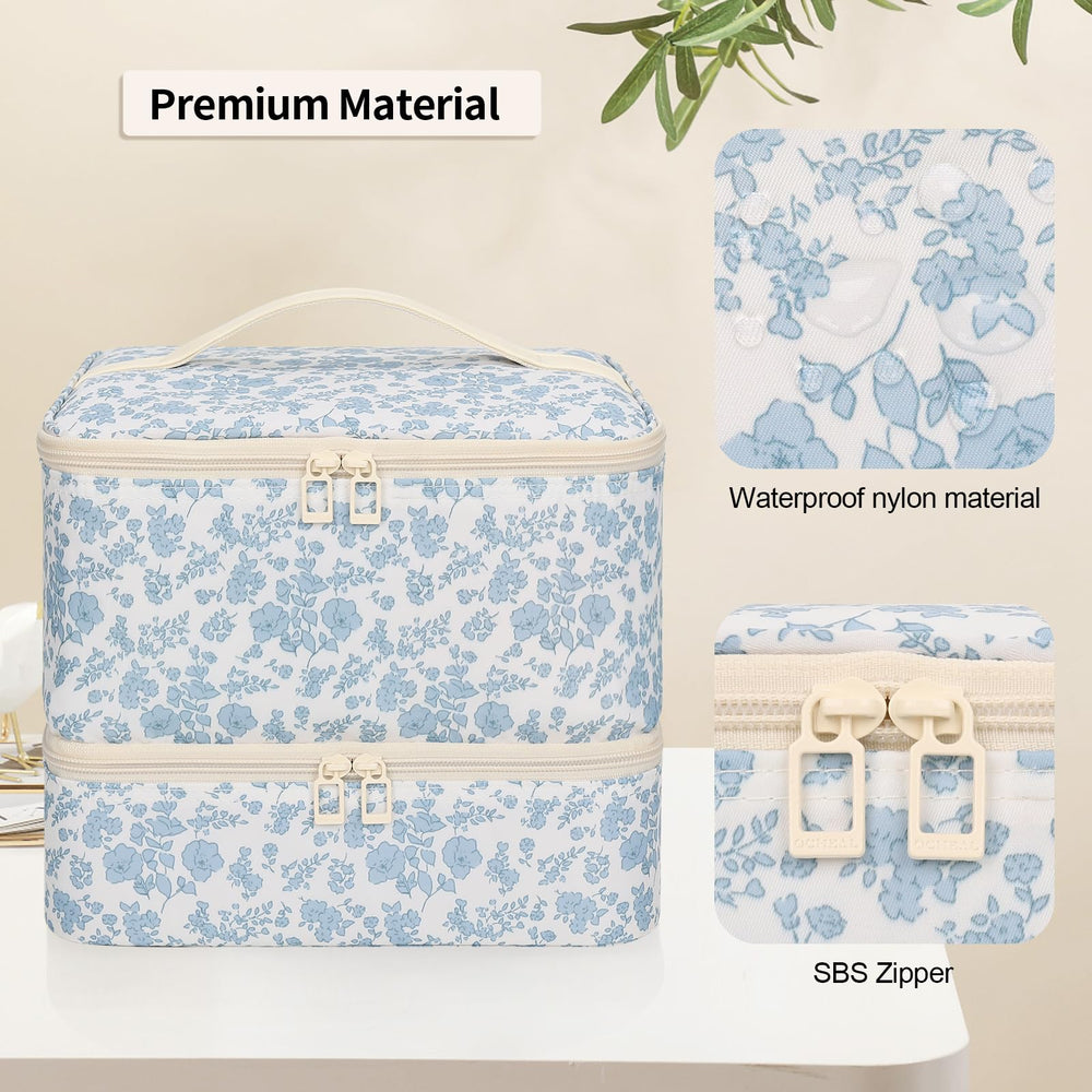 Ethereal Nail Polish Organizer Bag waterproof material protects contents during transit.