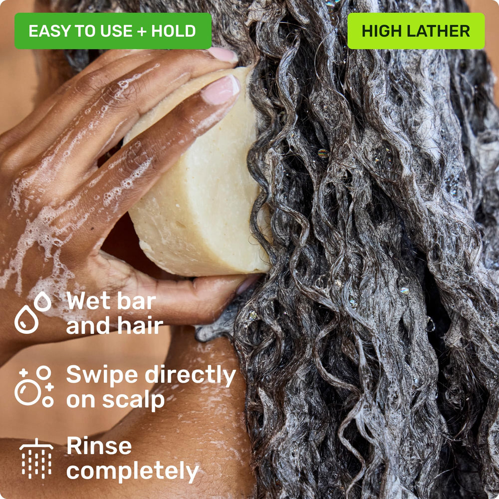 Ethique barra nutricion suave, cabello limpio y comodo tras lavado
