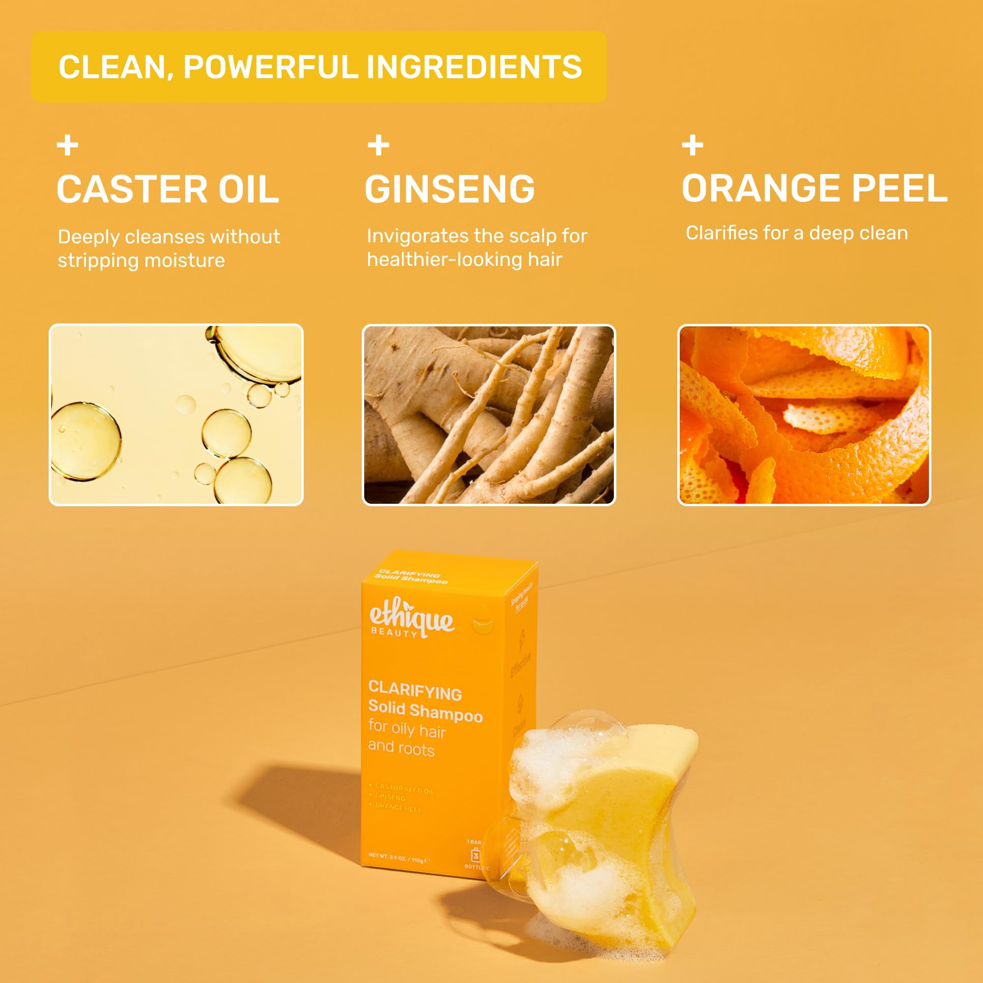 Ethique beauty clarifying set packaging shot emphasizes travel-friendly compact design.