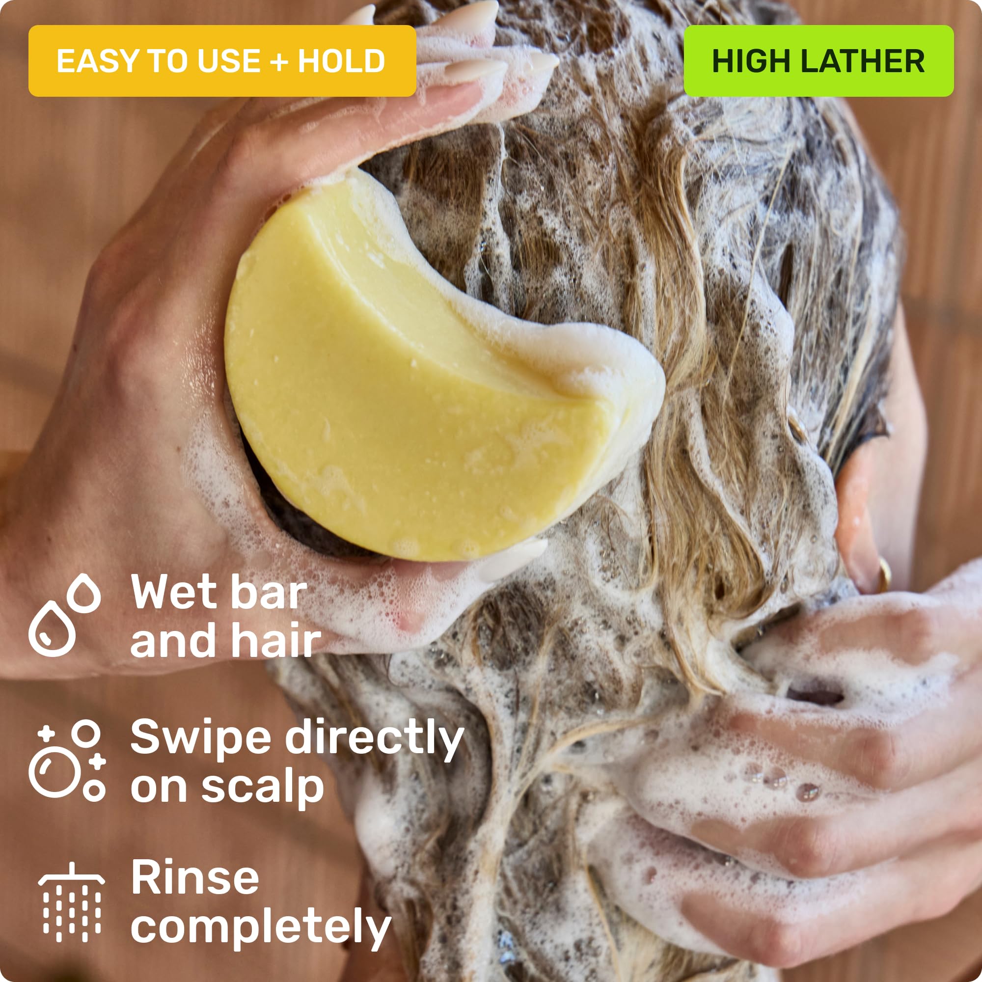 Ethique clarifying shampoo bar pairs with conditioner bars for a complete routine