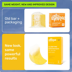 Ethique clarifying shampoo bar orange-peel scent for a vibrant, revitalized wash