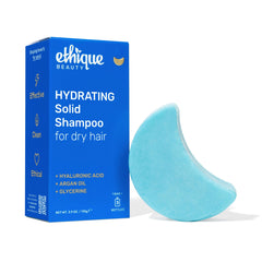 Ethique hydrating shampoo bar packaging highlights eco-friendly plastic-free design for sustainable routines
