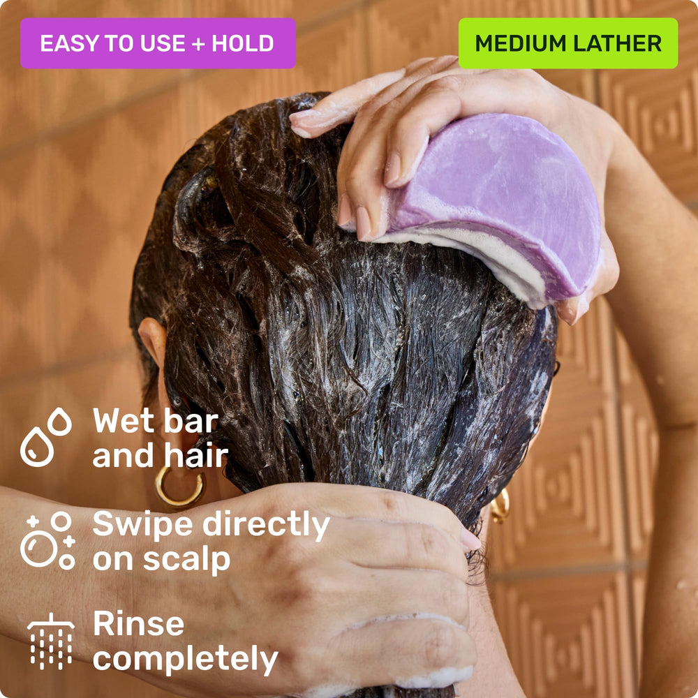 Ethique Smoothing Shampoo Bar travel-size bottle-free convenience for gym or trips.