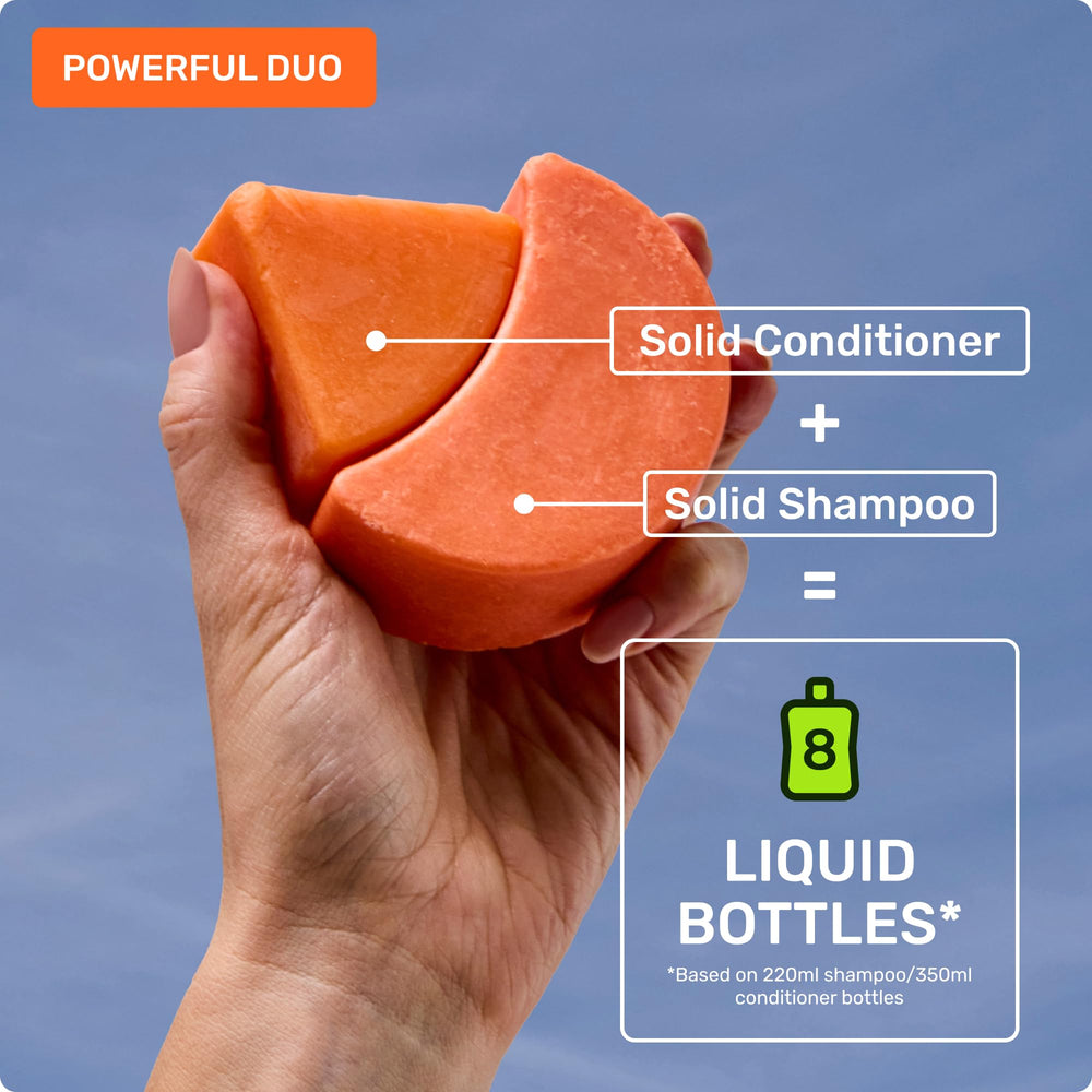 Ethique Volumizing Shampoo Bar color-safe formula for color-treated hair.