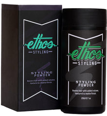Ethos Styling Texture Powder root dust delivers lift and volume for day-long style.