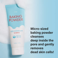 ETUDE foam lather swirls into creamy bubbles, delivering gentle exfoliation.