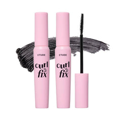 ETUDE Curl Fix Mascara packaging shows premium design for a stylish beauty look.