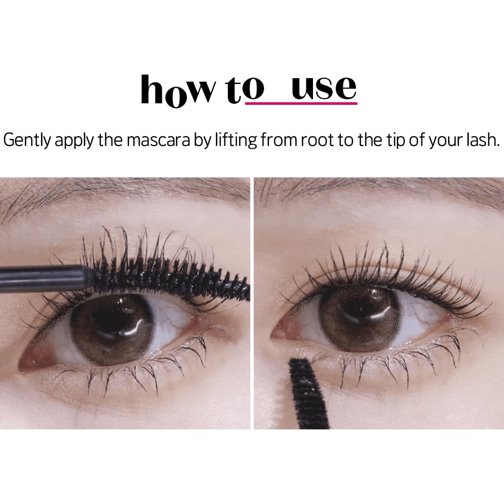 ETUDE Curl Fix Mascara, uso diario para pestañas definidas