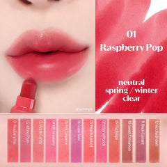 ETUDE Dear Darling Marker Tint Raspberry Pop wet-look finish for juicy glossy lips