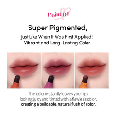 ETUDE Dear Darling Marker Tint Sweet Cinnamon lip-swipe shows easy one-stroke color.