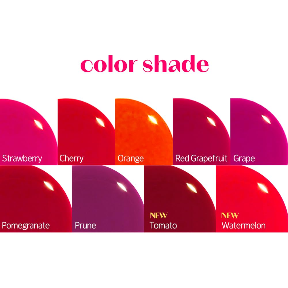 ETUDE Dear Darling Water Tint Grape Ade texture closeup shows lightweight, non-sticky finish.