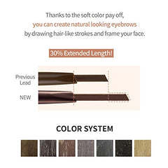 ETUDE Drawing Eye Brow texture closeup highlights smooth application with heat resistance