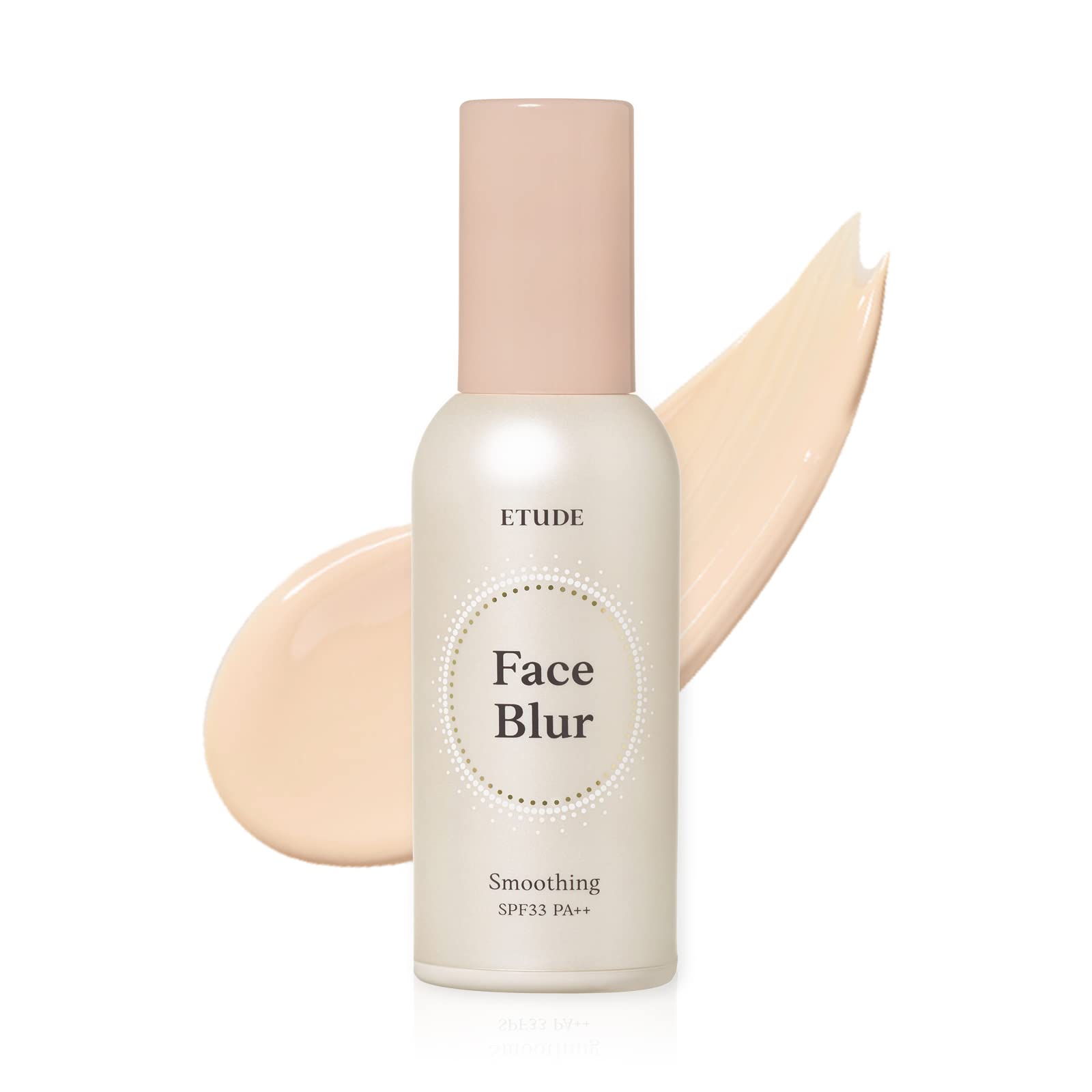 ETUDE Face Blur bottle pour for a smooth, pore-minimizing base.