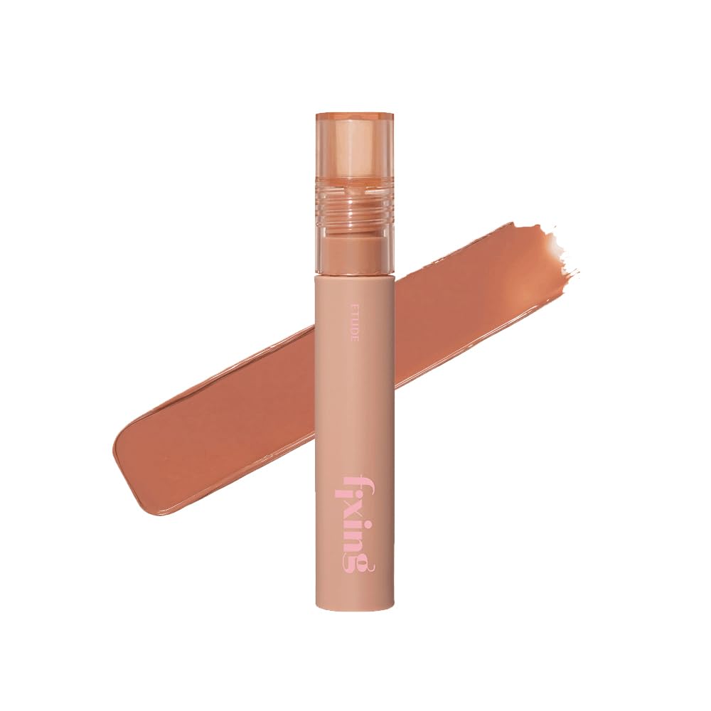 ETUDE Fixing Tint 04 Ginger Milk Tea close-up reveals rich pigment and smooth texture.