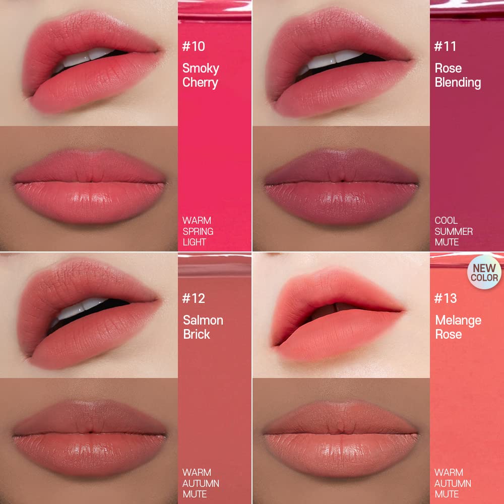 ETUDE Fixing Tint lips during application highlights long-wear performance