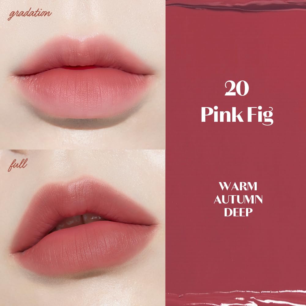 ETUDE Fixing Tint Pink Fig applicator offers precise, smudge-free application