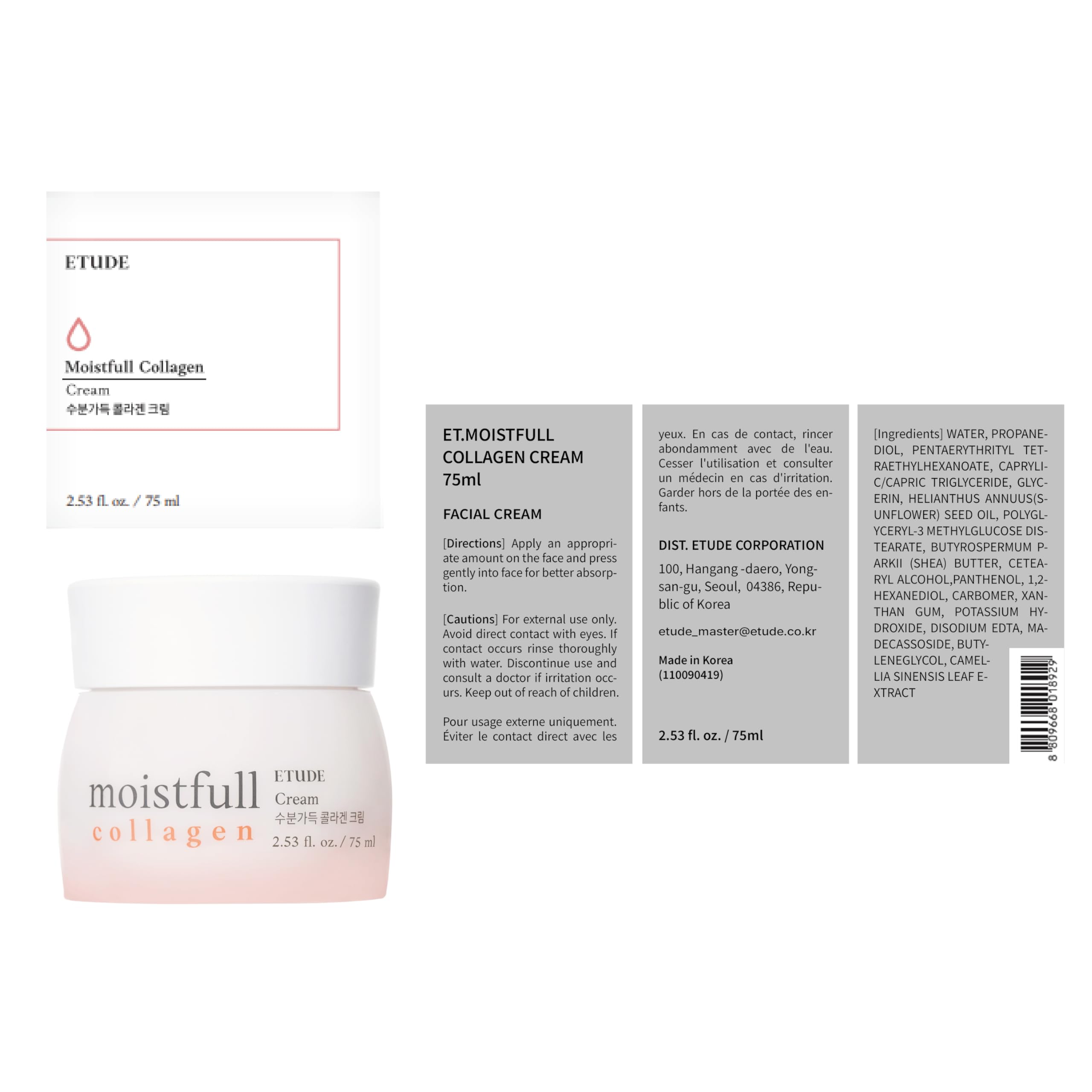 Hydration layer concept with ETUDE Moistfull to convey lasting moisture.