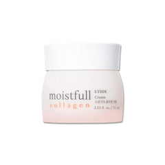ETUDE Moistfull Collagen Cream jar close-up showing creamy hydration.