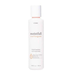 Etude Moistfull Collagen Emulsion on fingertips ready for makeup prep with lightweight moisture