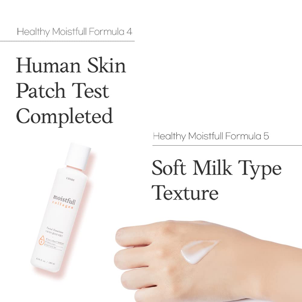 Etude Moistfull Collagen Emulsion lupinus albus protein visual signals nourishing hydration with light feel