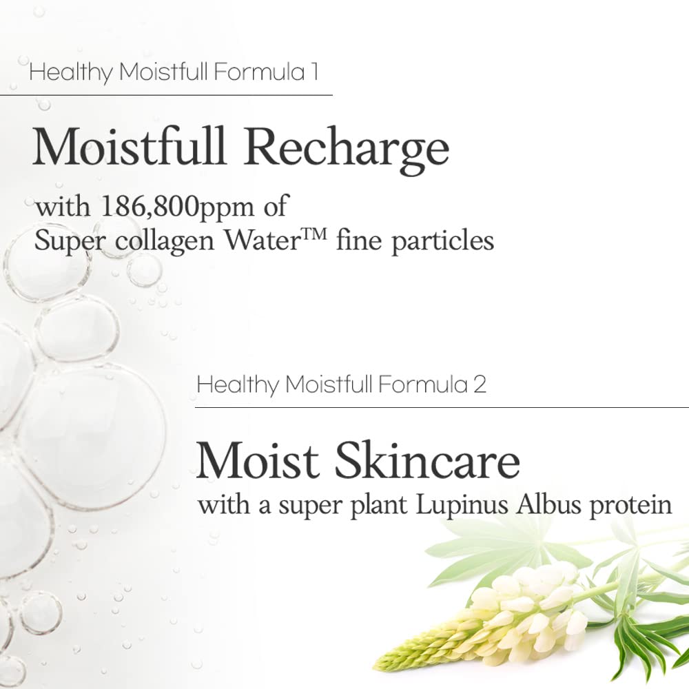Etude Moistfull Collagen Emulsion soft milk finish showcases smooth, comfortable skin after application