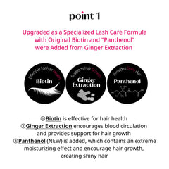 ETUDE My Lash Serum with ginger extract detail highlighting upgraded lash-care formula.