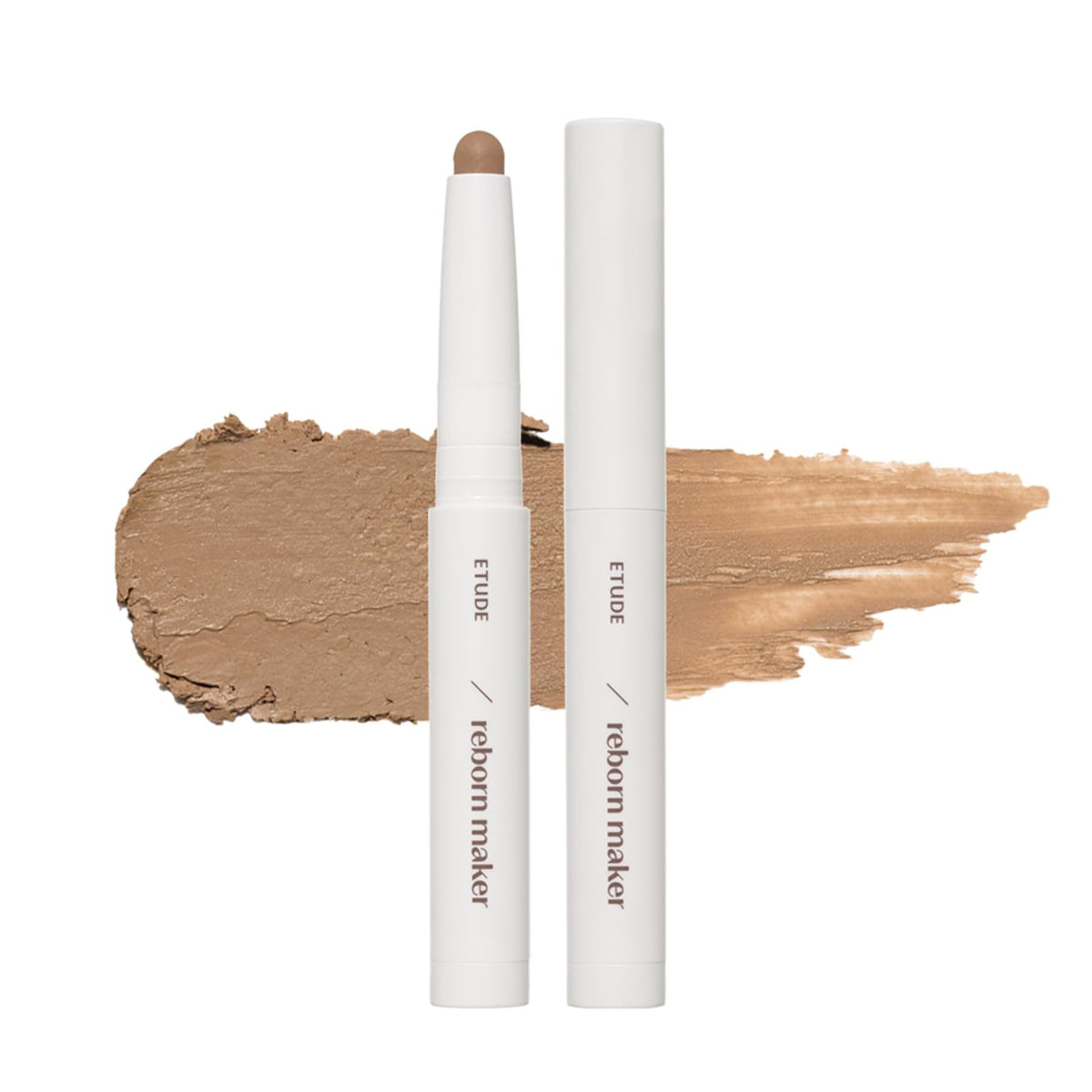 ETUDE Reborn Maker Contour Stick Warm Shading packaging shows travel-friendly design for on-the-go contour